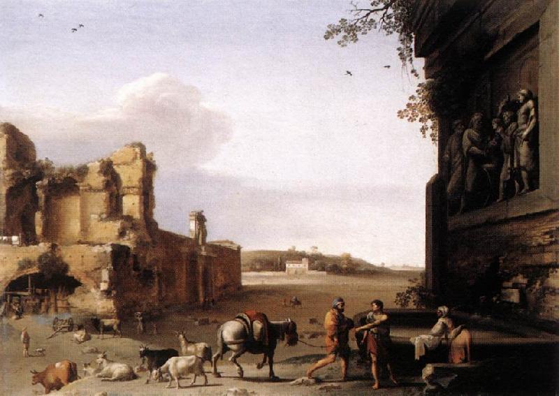 POELENBURGH, Cornelis van Ruins of Ancient Rome af oil painting image